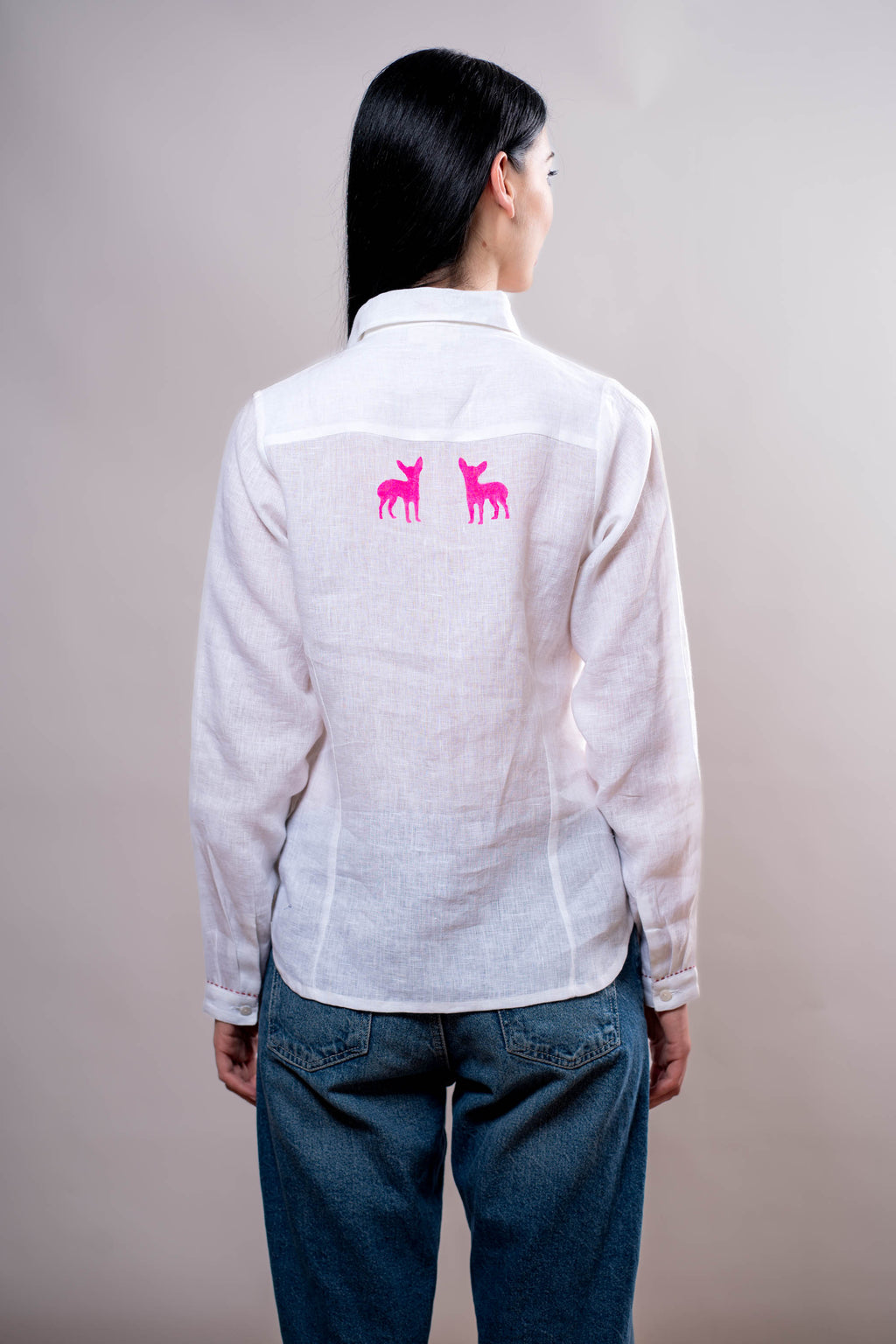 Camicia Donna Bianca chihuahua