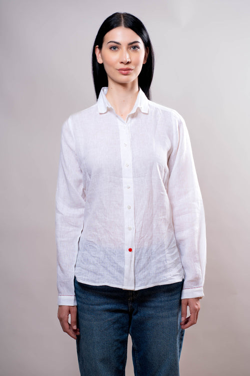 Camicia Donna Bianca corone