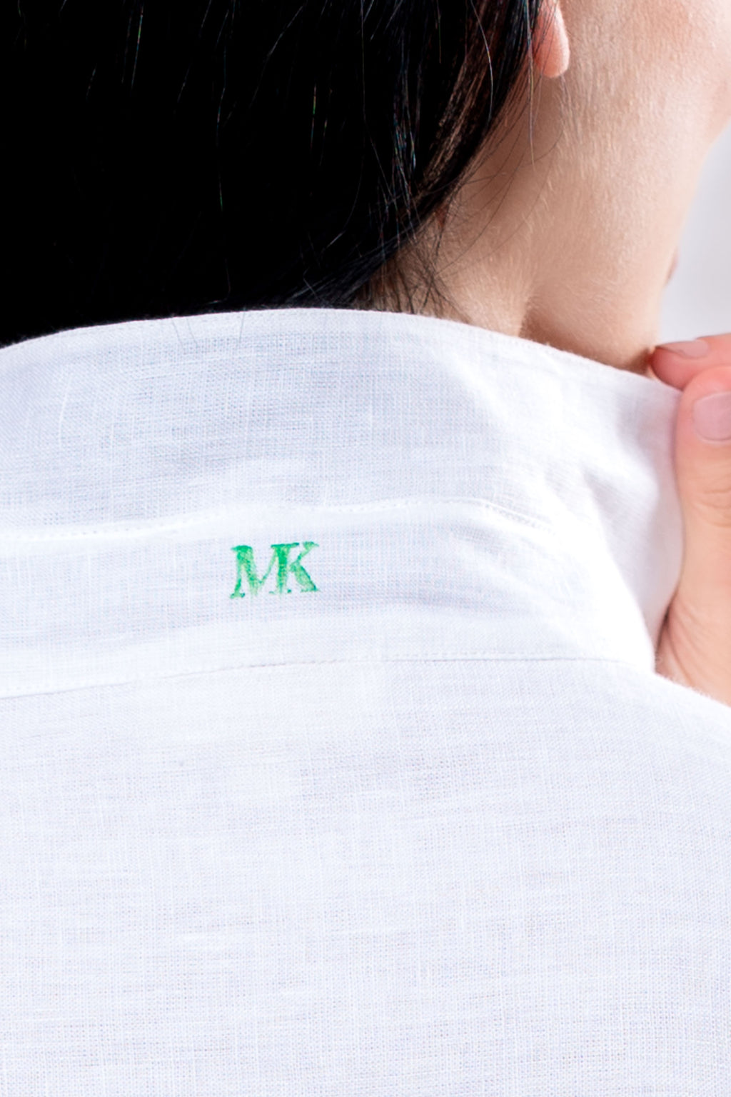 Camicia Donna Bianca quadrifogli