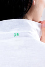 Camicia Donna Bianca quadrifogli