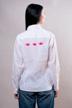 Camicia Donna Bianca corone