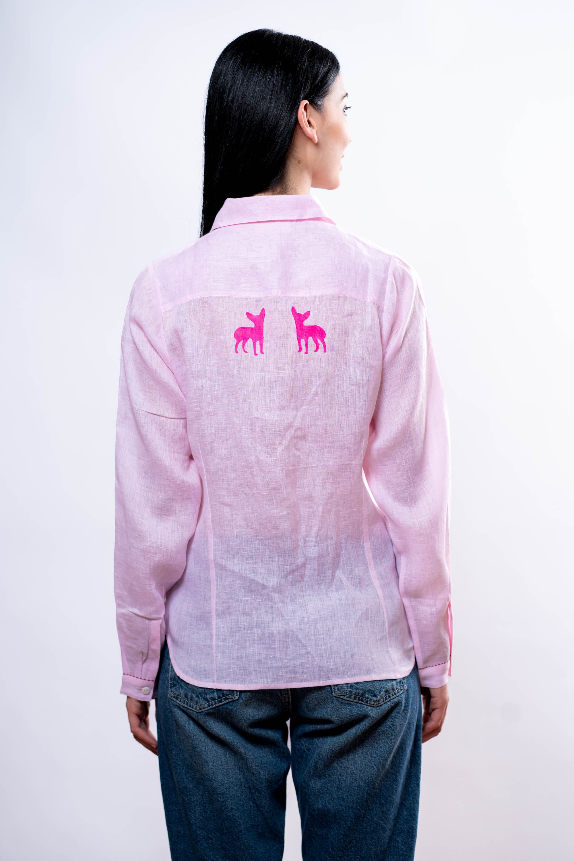 Camicia Donna Rosa chihuahua