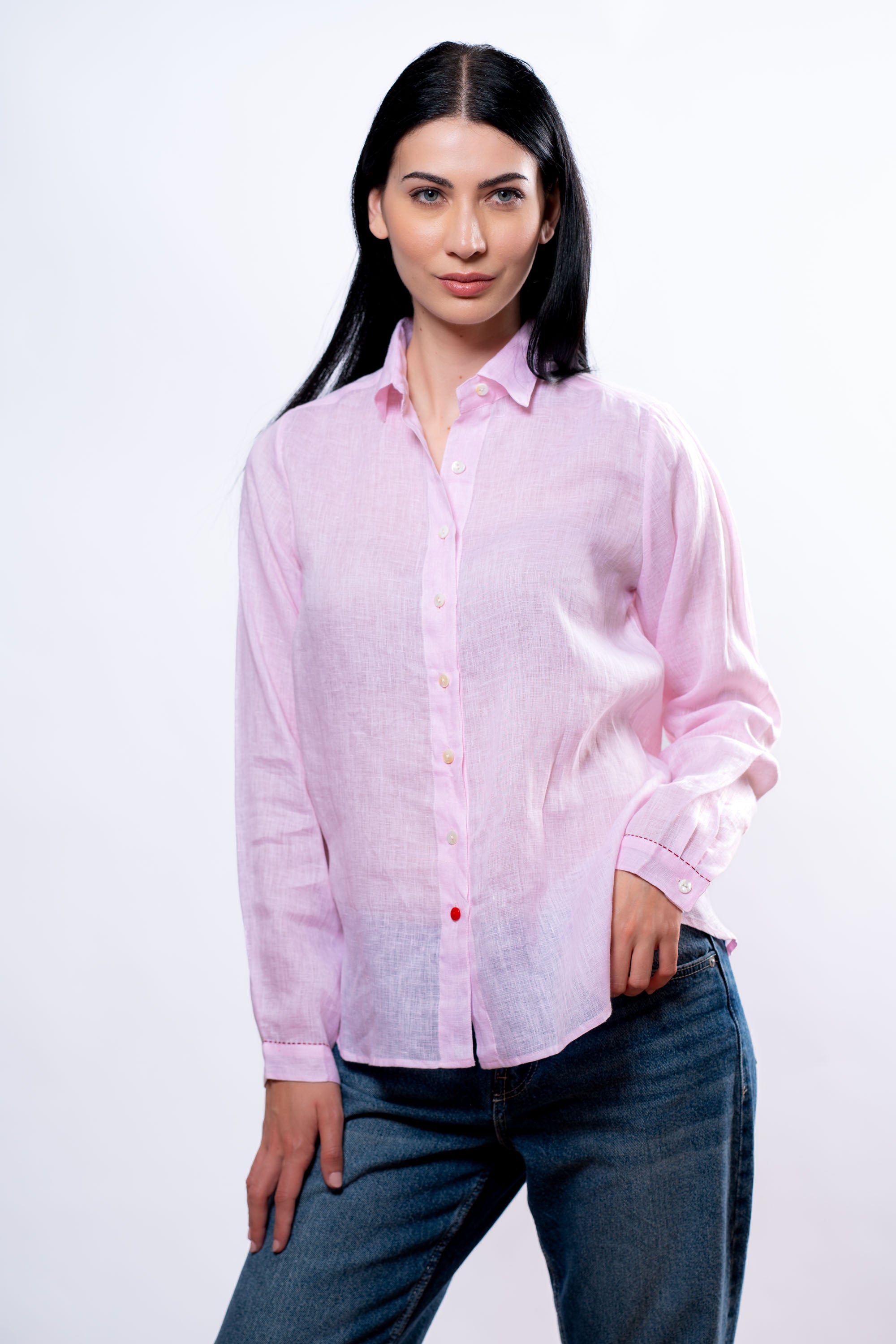Camicia Donna Rosa corone