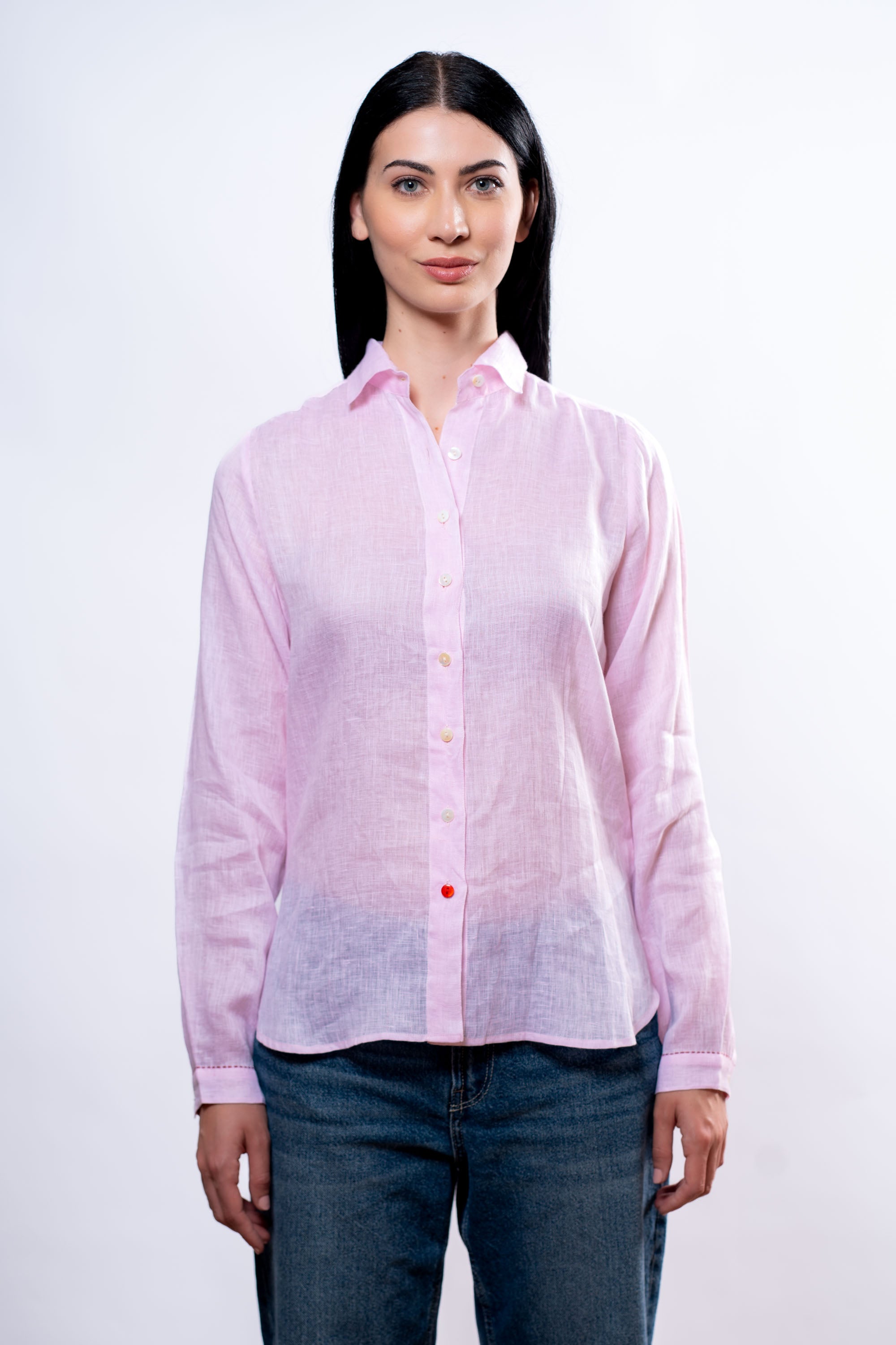 Camicia Donna Rosa quadrifoglio