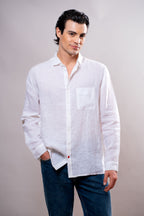 Camicia Uomo Bianca cuori