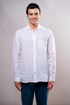 Camicia Uomo Bianca leoni