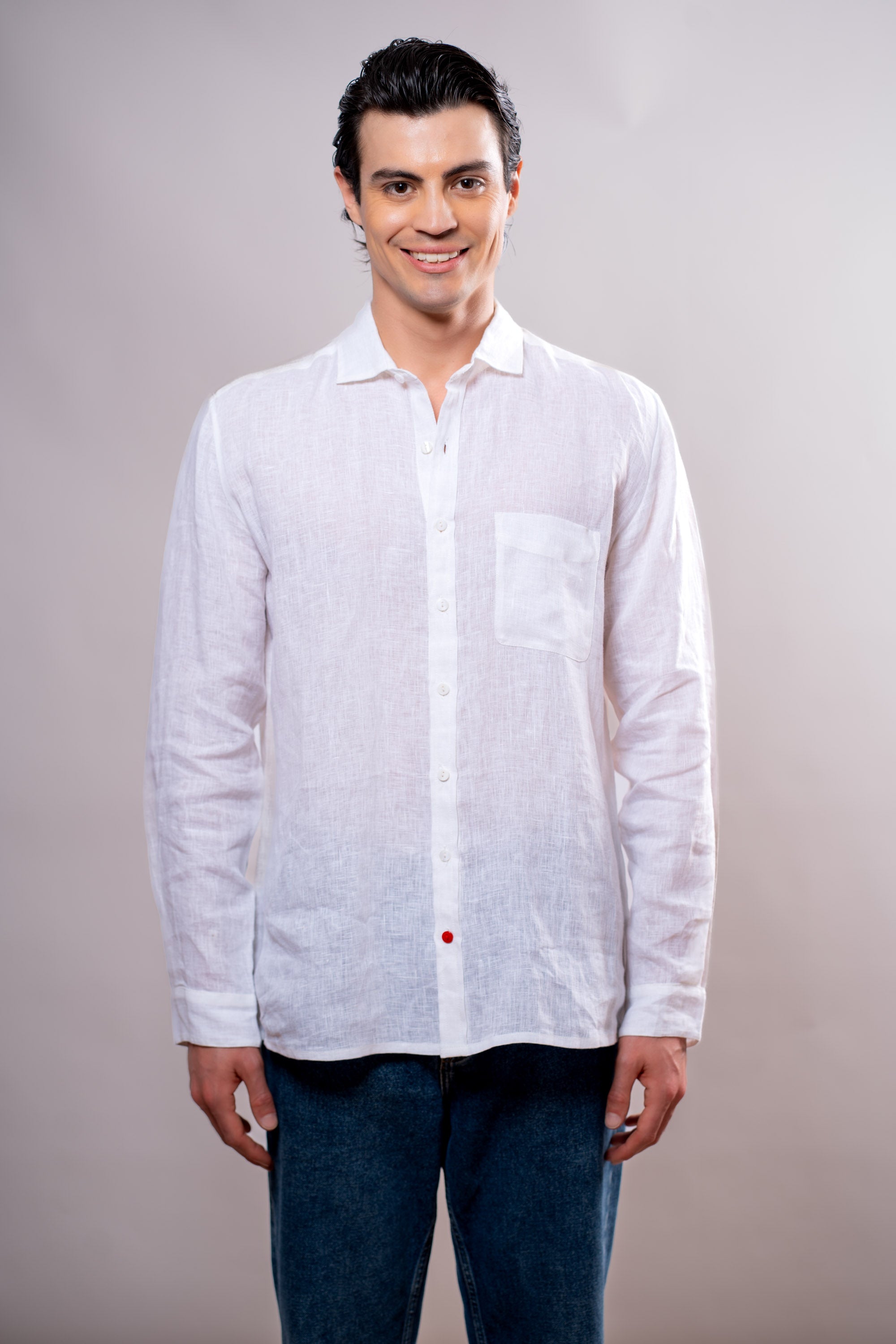 Camicia Uomo Bianca leoni