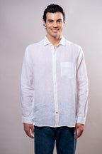 Camicia Uomo Bianca bassotto