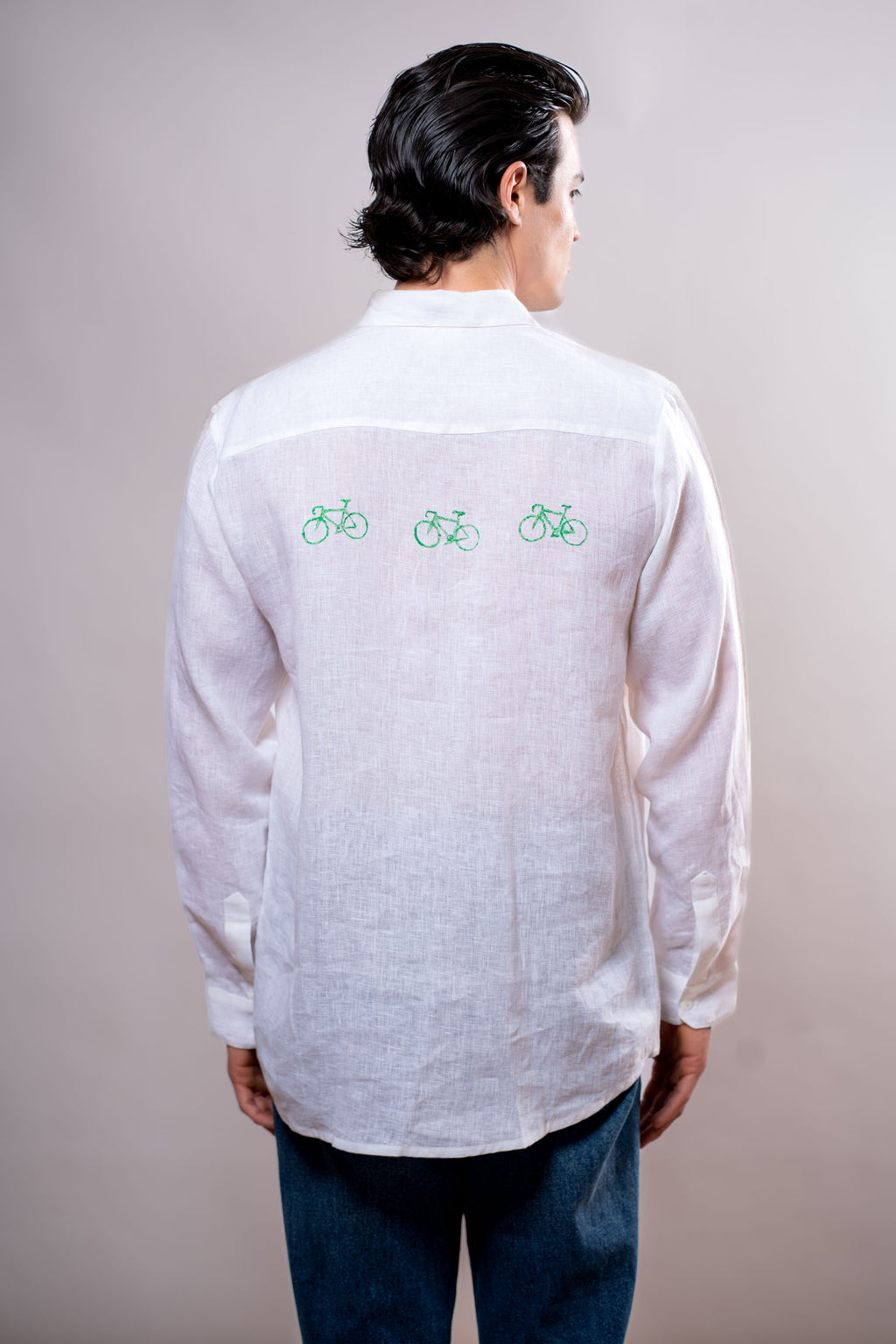 Camicia Uomo Bianca biciclette