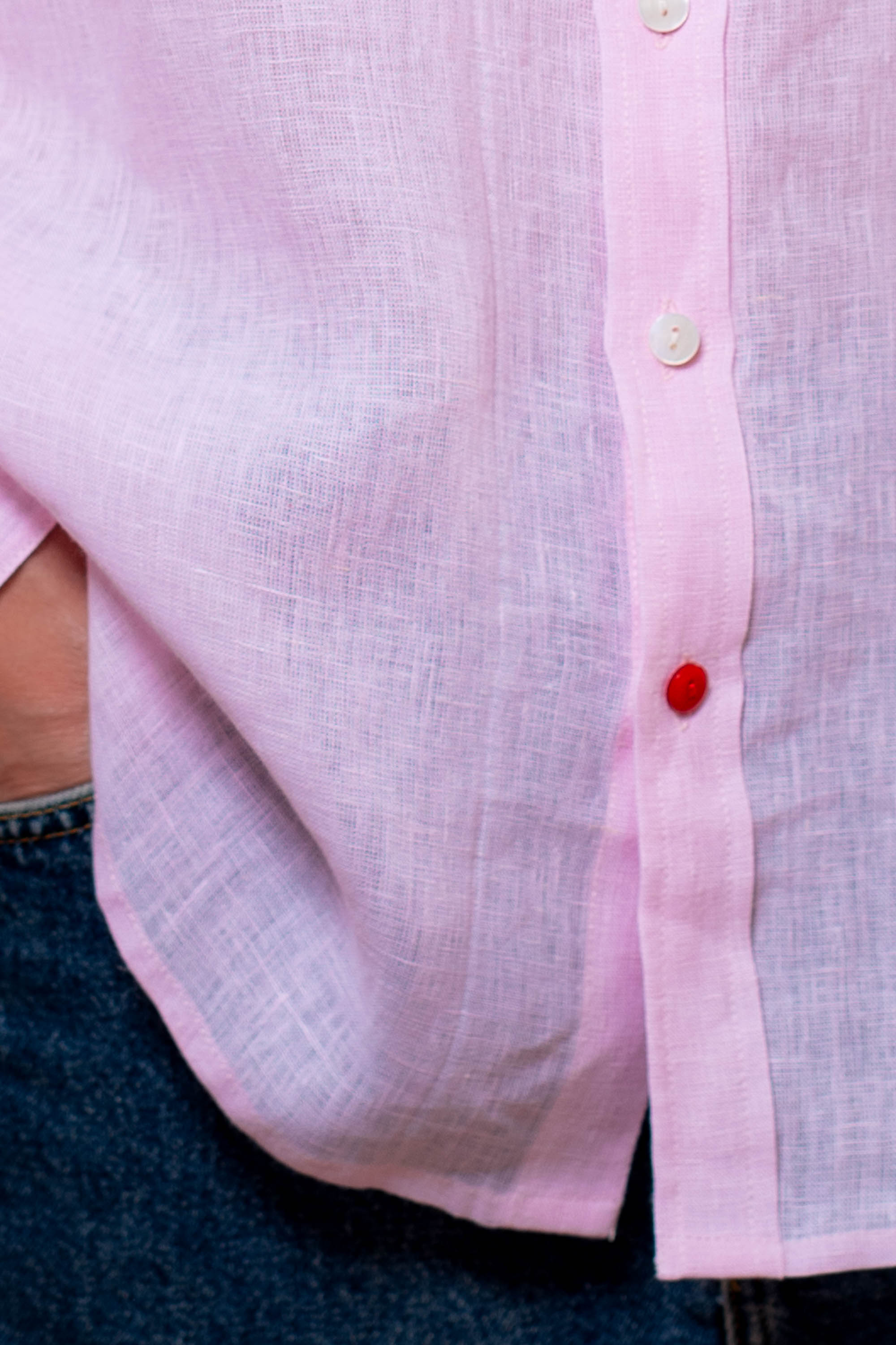 Camicia Uomo Rosa biciclette
