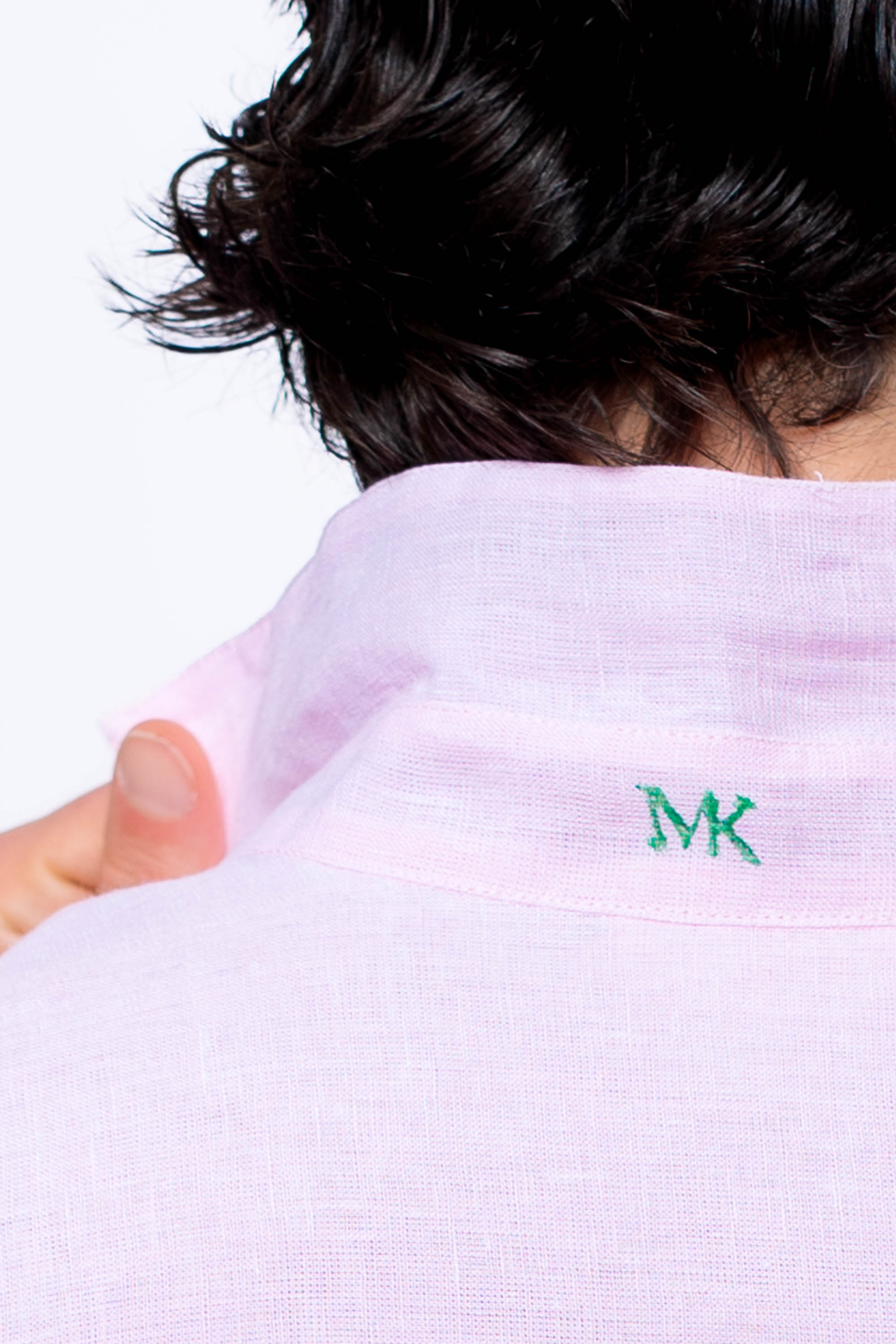 Camicia Uomo Rosa quadrifoglio