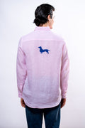 Camicia Uomo Rosa bassotto