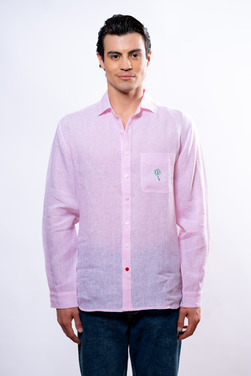 Camicia Uomo Rosa biciclette