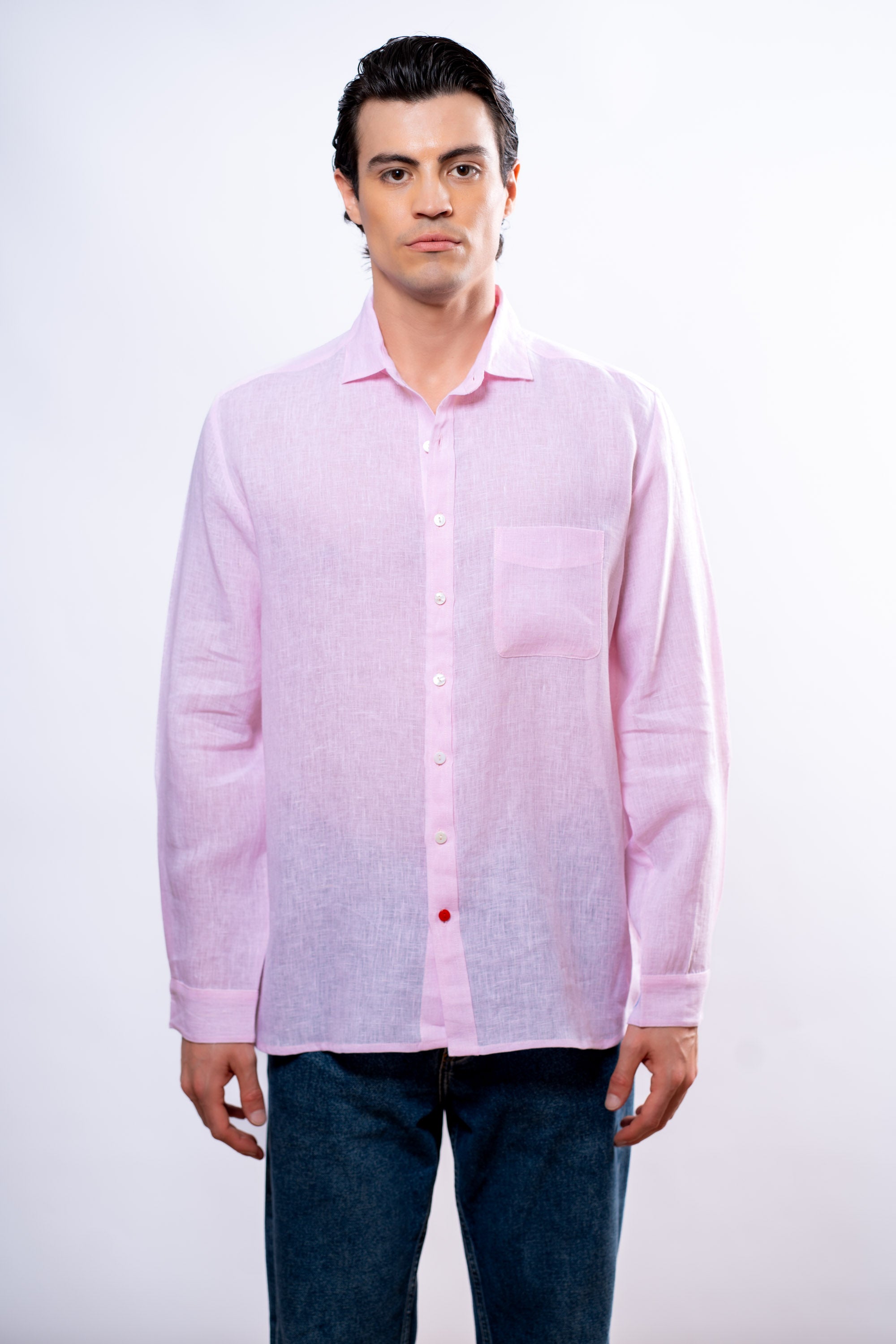 Camicia Uomo Rosa leoni
