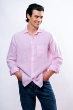 Camicia Uomo Rosa leoni