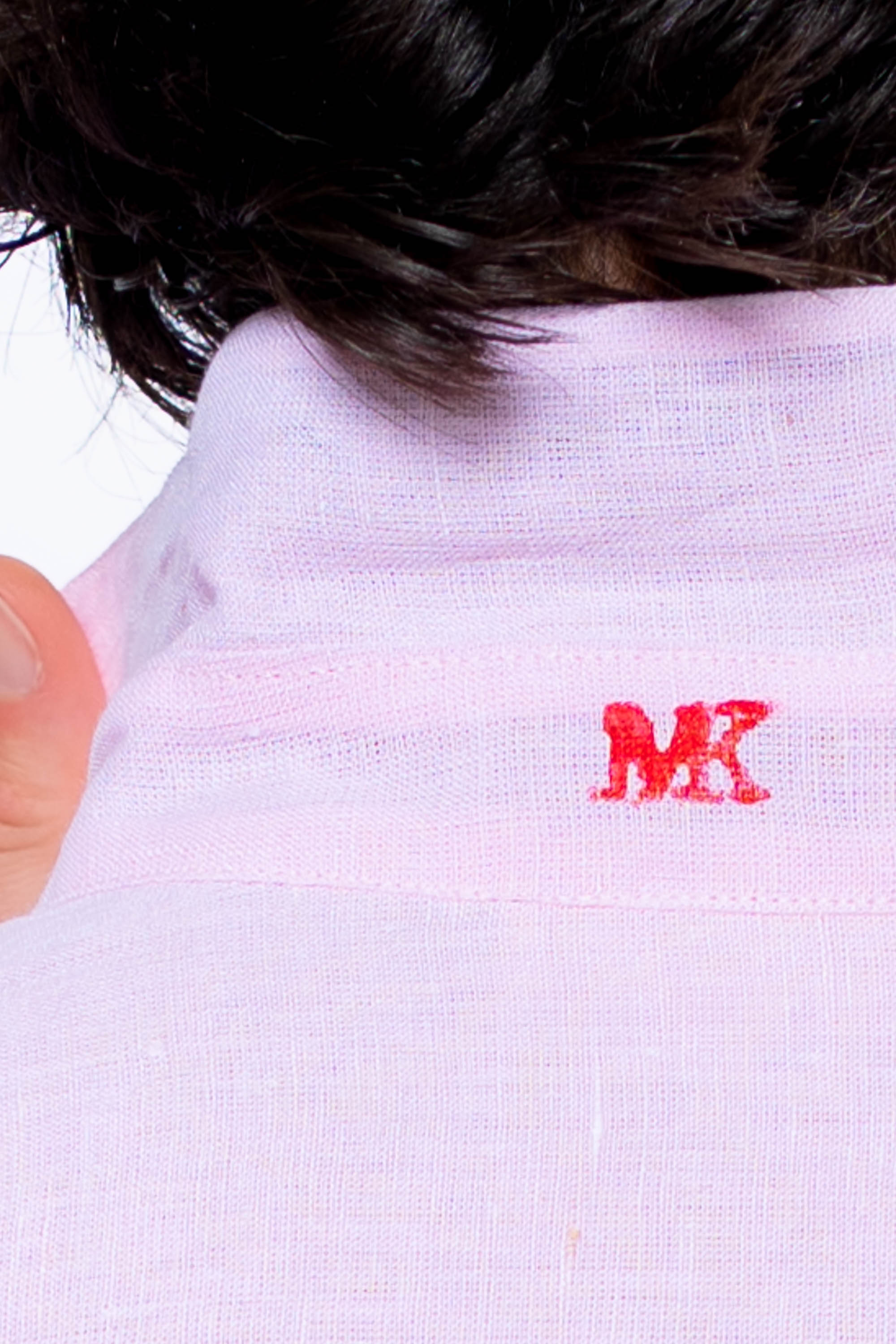 Camicia Uomo Rosa  cuori