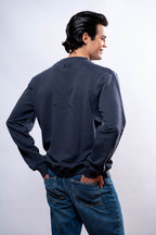 Felpa Uomo Blu ferri golf