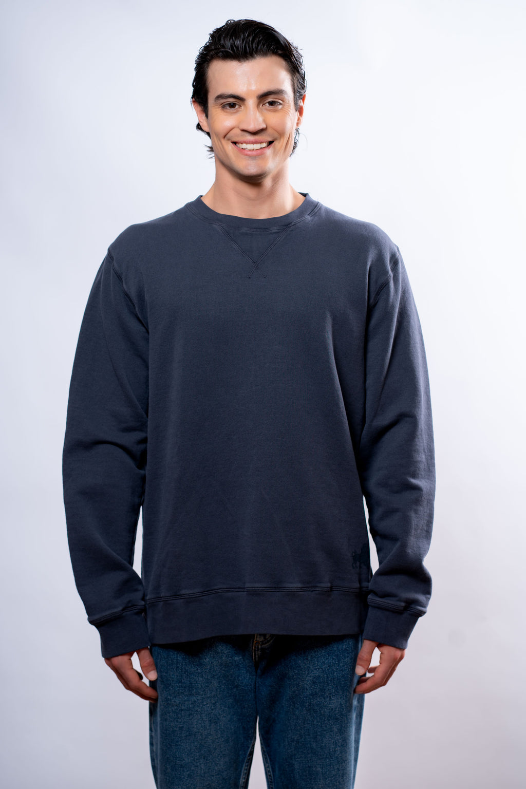 Felpa Uomo Blu cuori