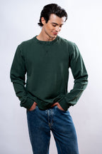 Felpa Uomo Verde granchi