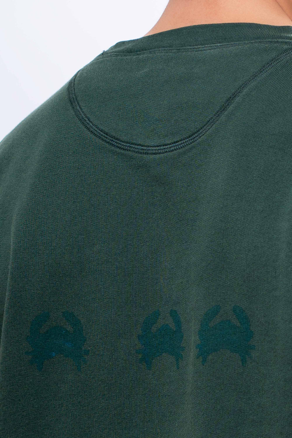 Felpa Uomo Verde granchi