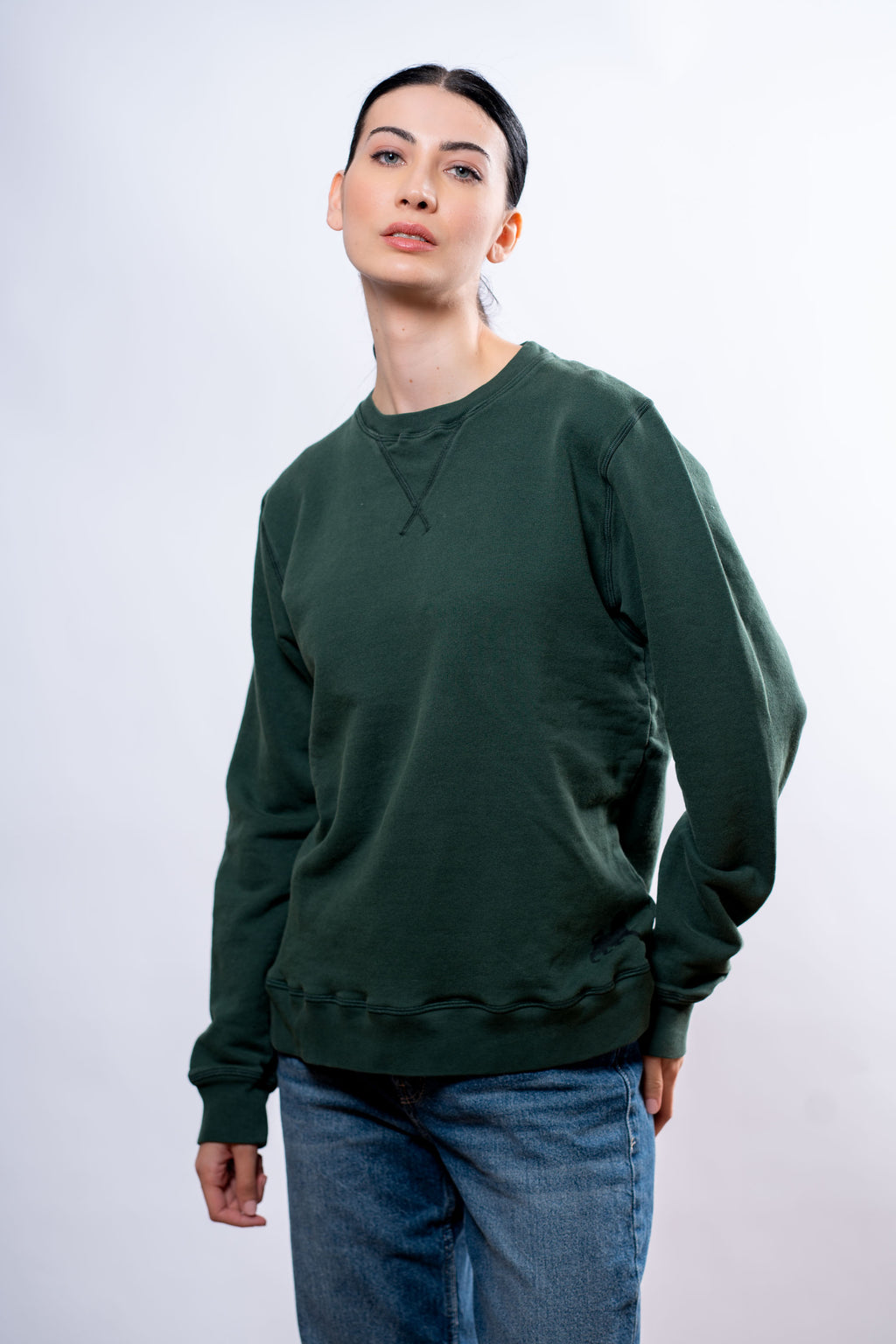 Felpa Donna Verde bassotto