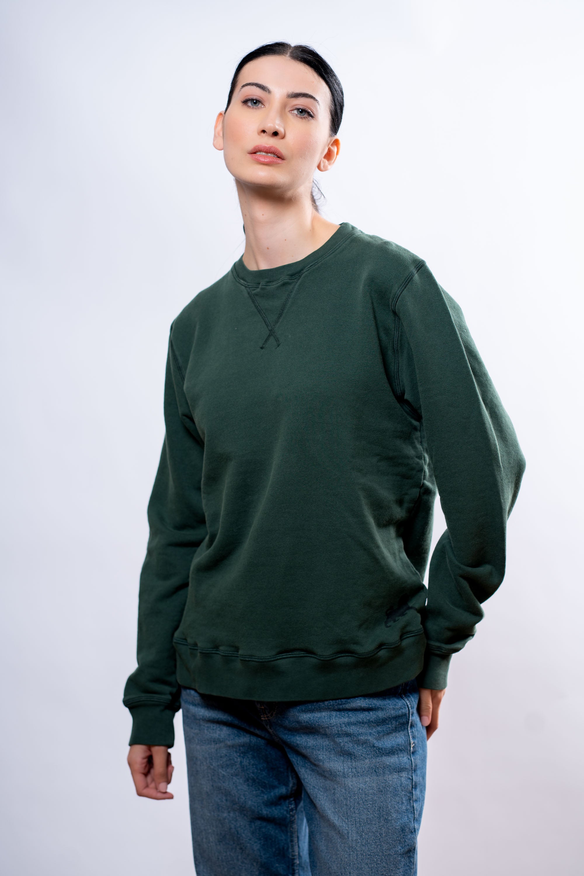 Felpa Donna Verde bassotto