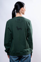 Felpa Donna Verde bassotto