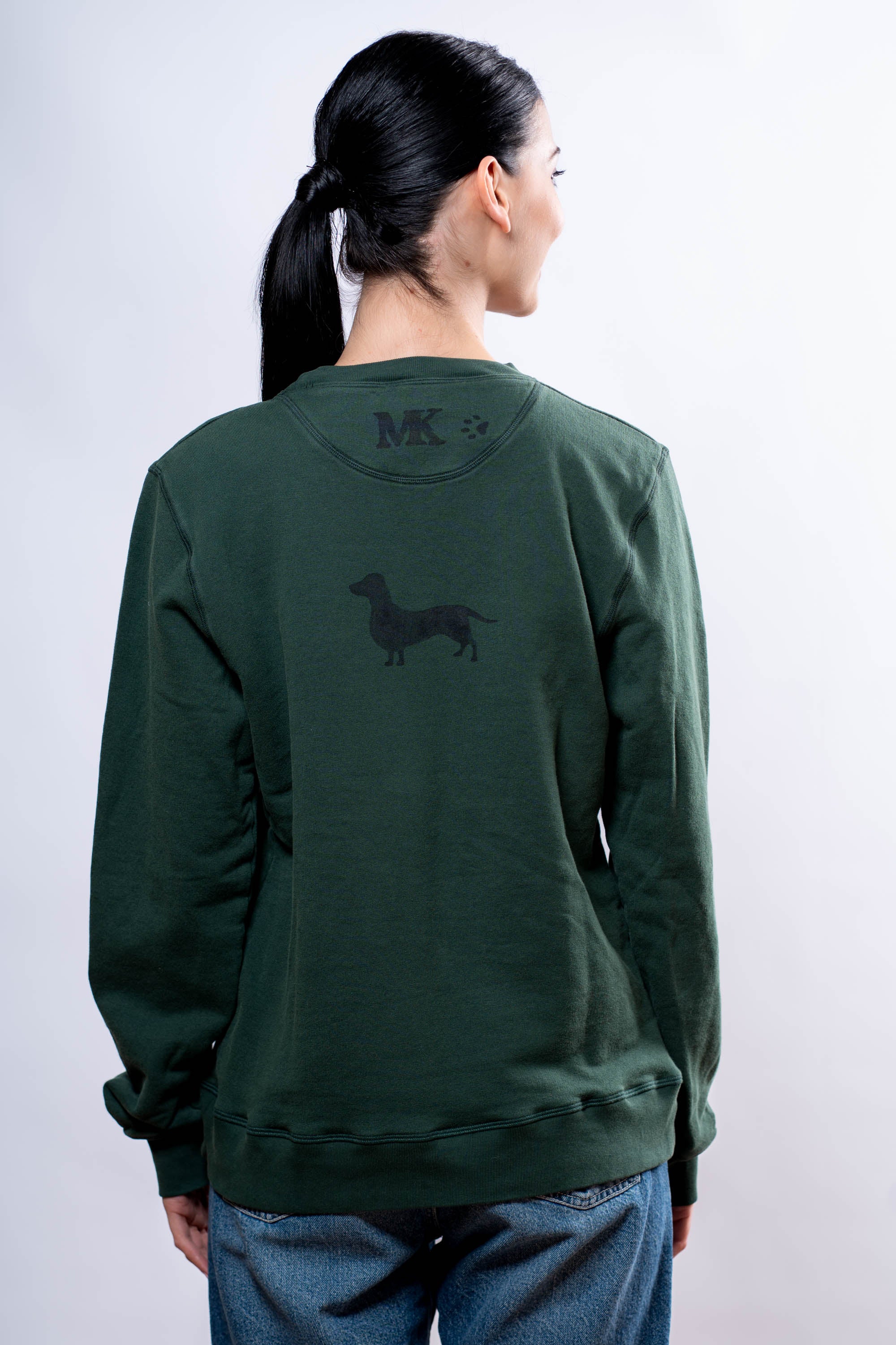 Felpa Donna Verde bassotto