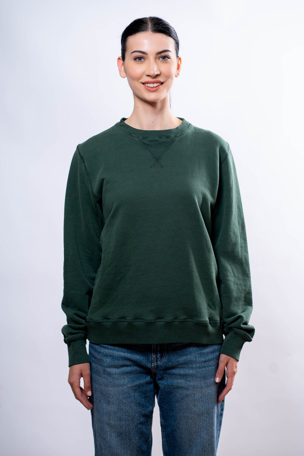 Felpa Donna Verde granchi