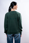 Felpa Donna Verde granchi