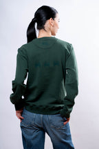 Felpa Donna Verde granchi