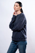 Felpa Donna Blu bassotto