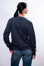 Felpa Donna Blu bassotto