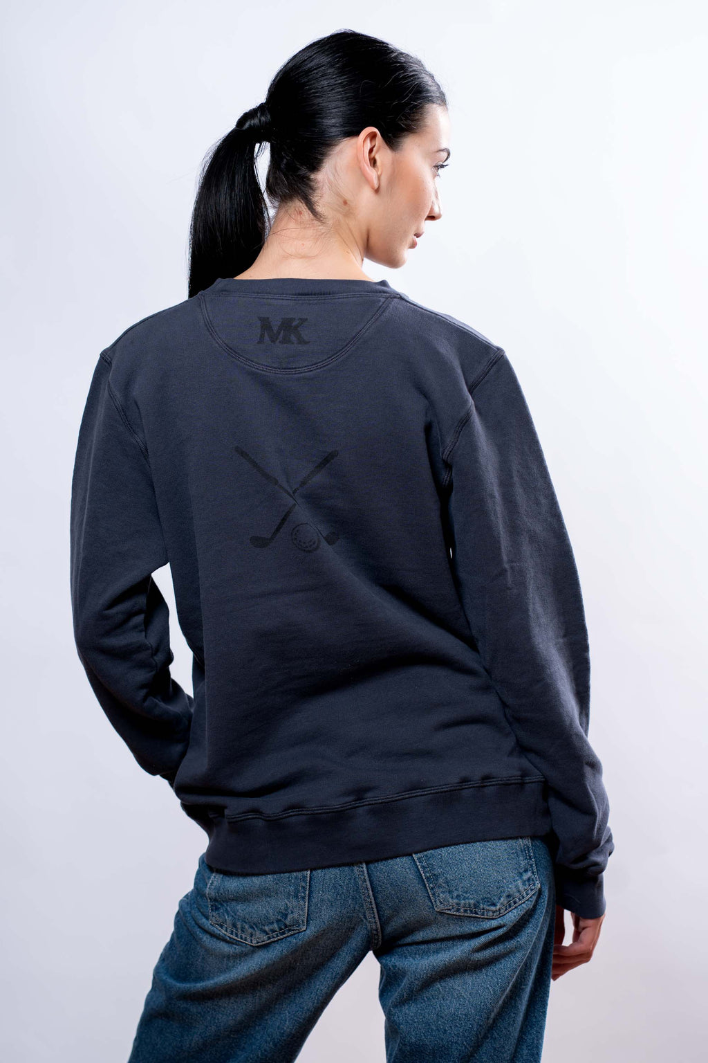 Felpa Donna Blu ferri golf