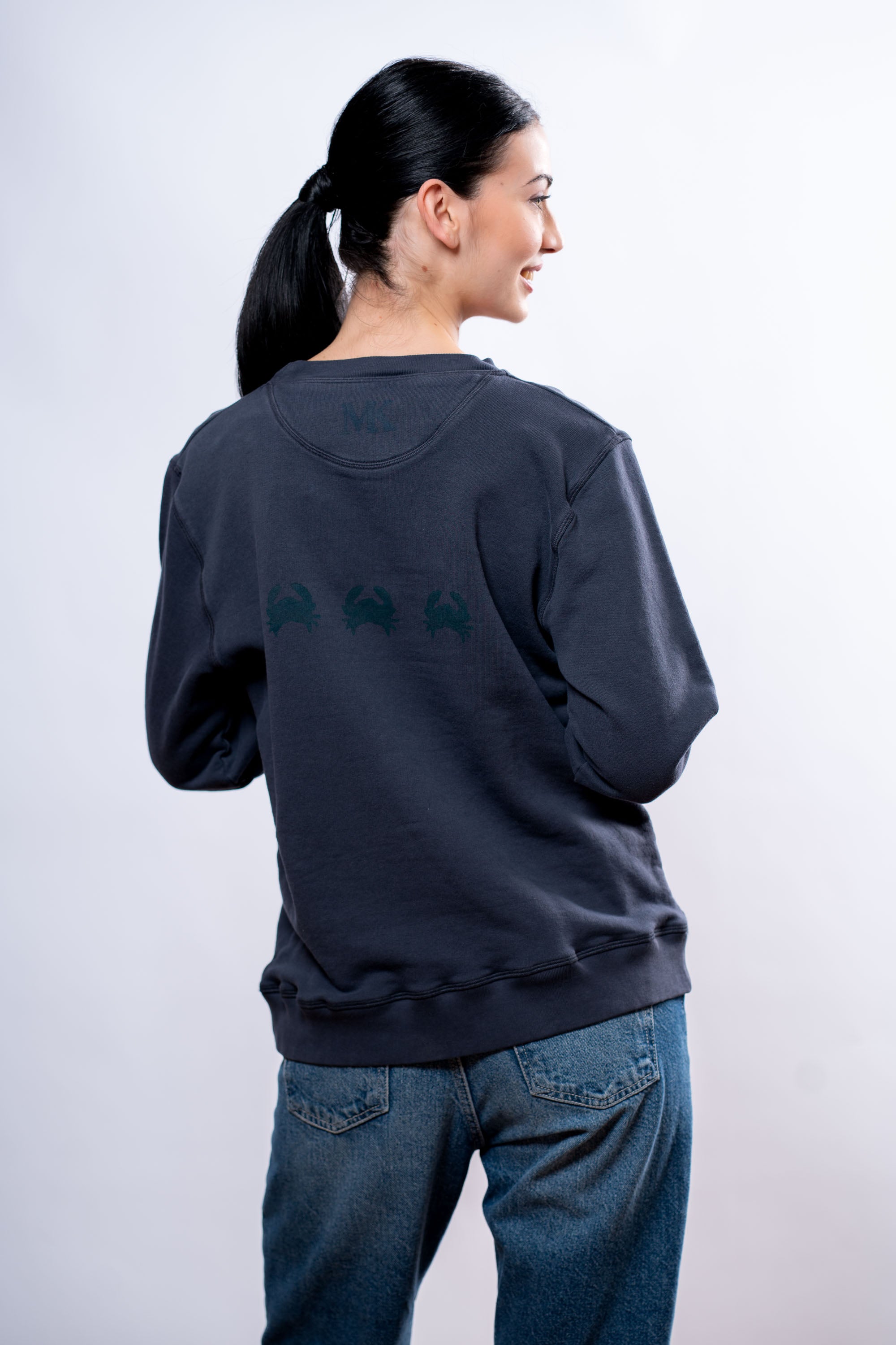 Felpa Donna Blu granchi
